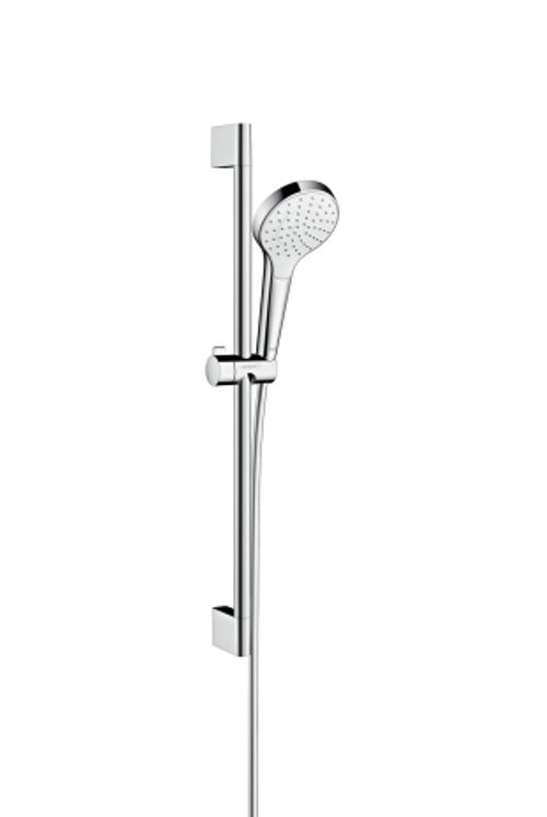 Hansgrohe-HG-Brausenset-Croma-Select-S-1jet-EcoSmart-UCrometta-650mm-weiss-chrom-26565400 gallery number 1